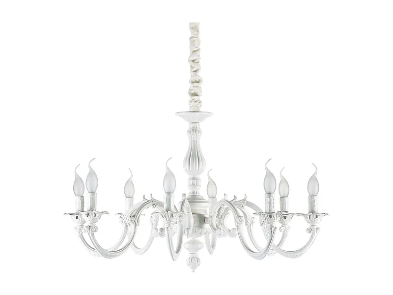 Ideal Lux Justine - 8 Licht Pendelleuchte Weiß