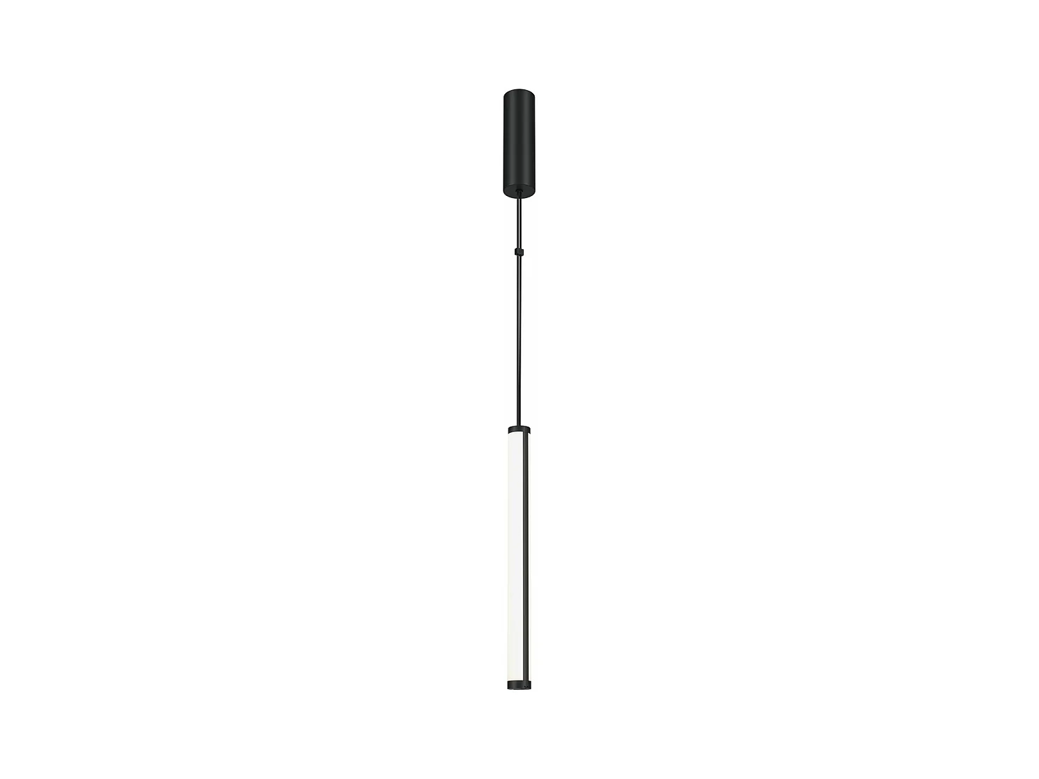 Lampadario A Sospensione Moderno Supersymmetry Alluminio Nero 1 Luce Led 18W