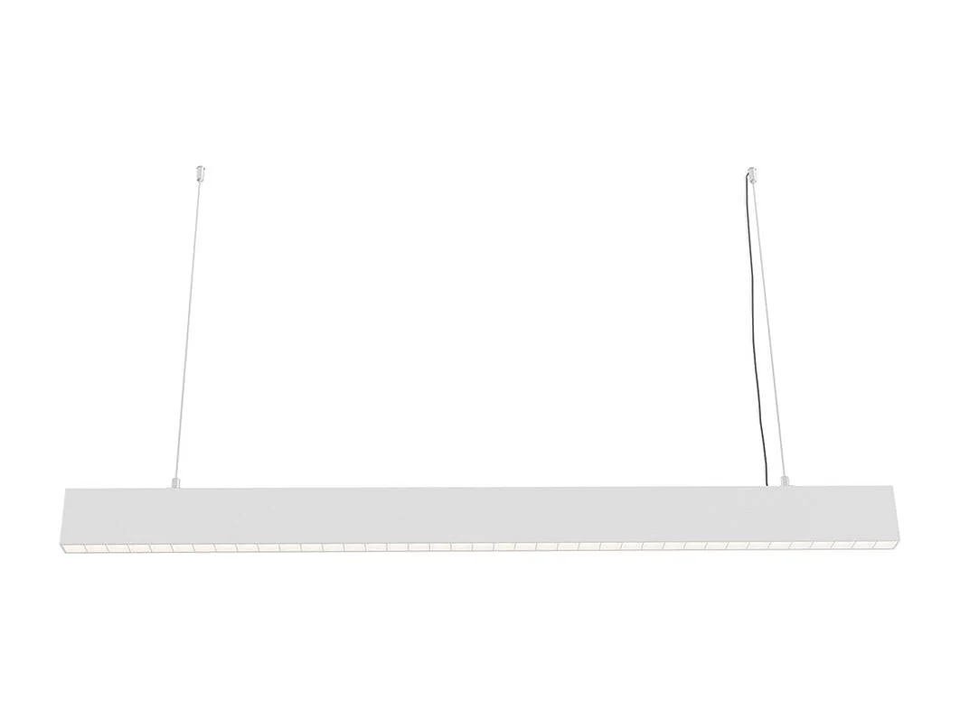 Lampadario A Sospensione Moderno Points Alluminio Bianco Luce Led Integrato 40W