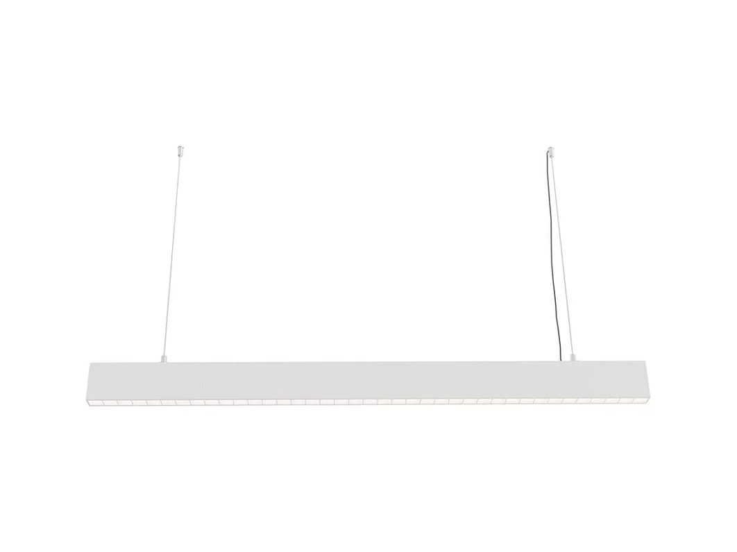 Lampadario A Sospensione Moderno Points Alluminio Bianco Luce Led Integrato 40W