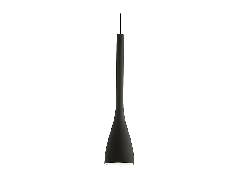 Ideal Lux Flut - Sospensione a soffitto grande 1 luce nera, E27