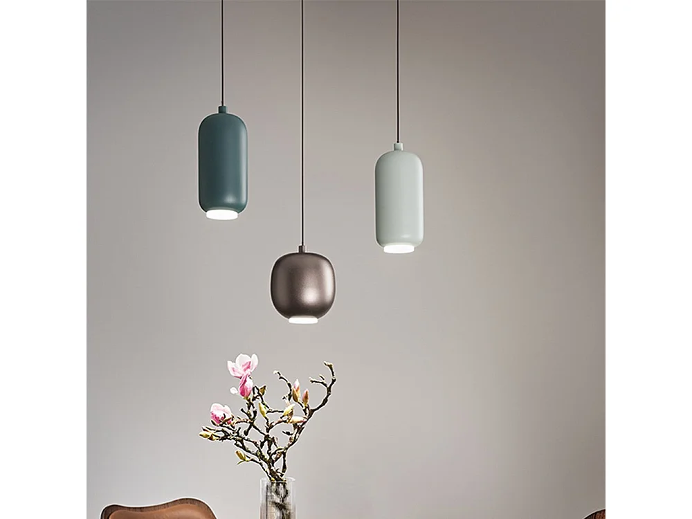 Lampadario In Metallo Contemporaneo Bullet 3 Luci Led