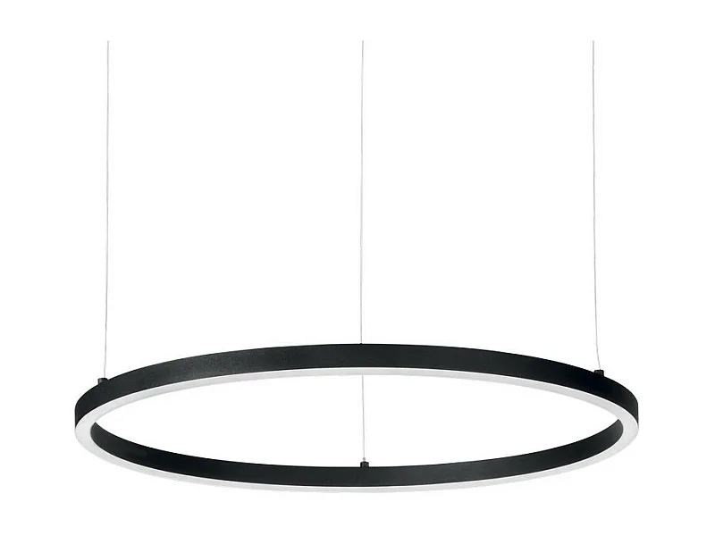 Ideal Lux ORACLE - Integrierte LED Circle Deckenpendelleuchte 1 licht Black 3000K