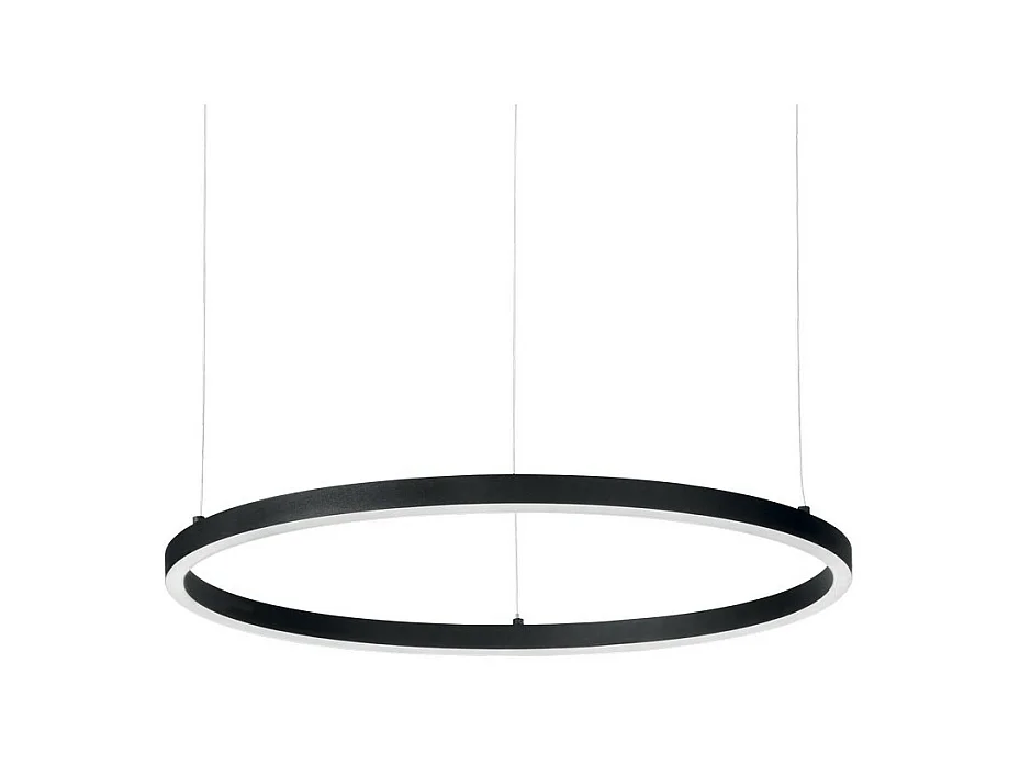 Ideal Lux ORACLE - Lampada a sospensione a soffitto circolare a LED integrata 1 luce nera 3000K