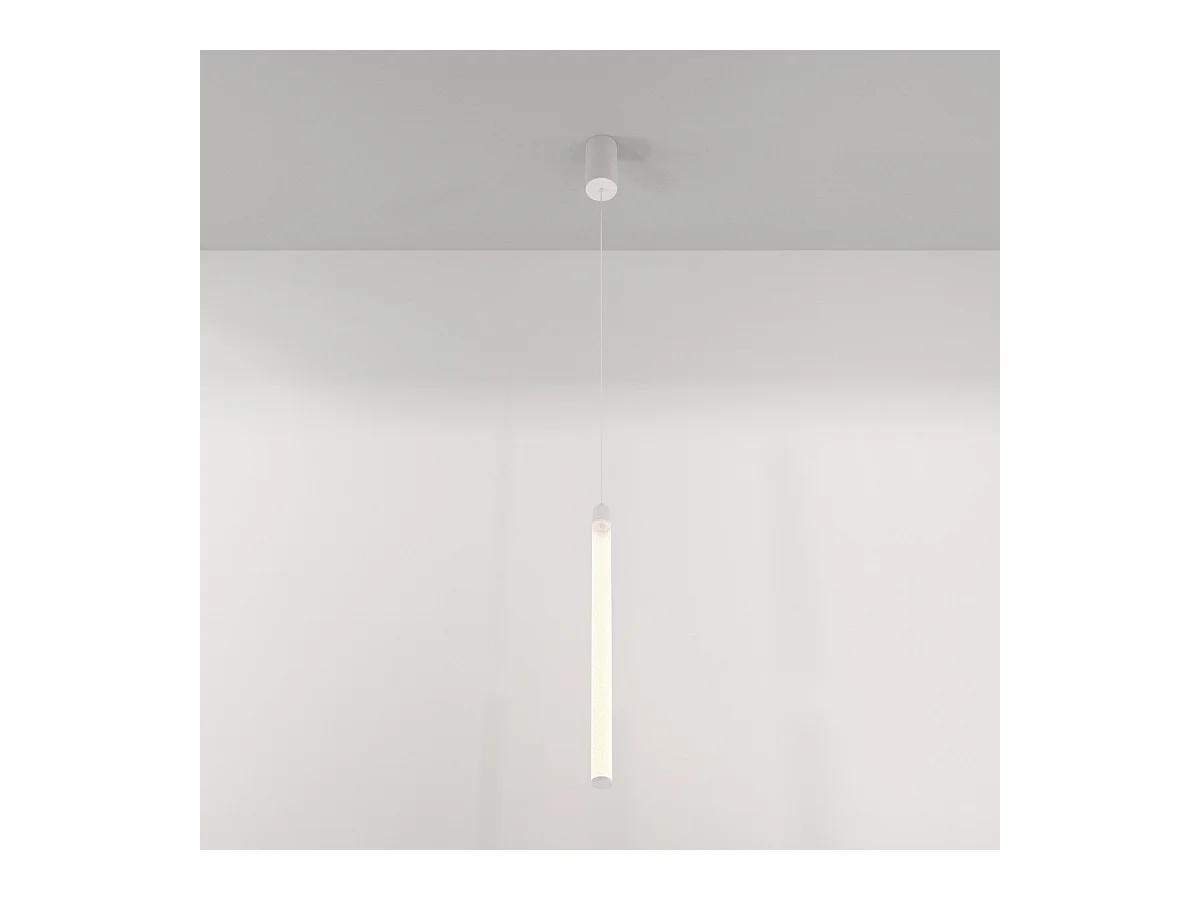 Maytoni Ray Plafonnier suspendu Slim Blanc, 95,9 cm, LED intégrée 3000K