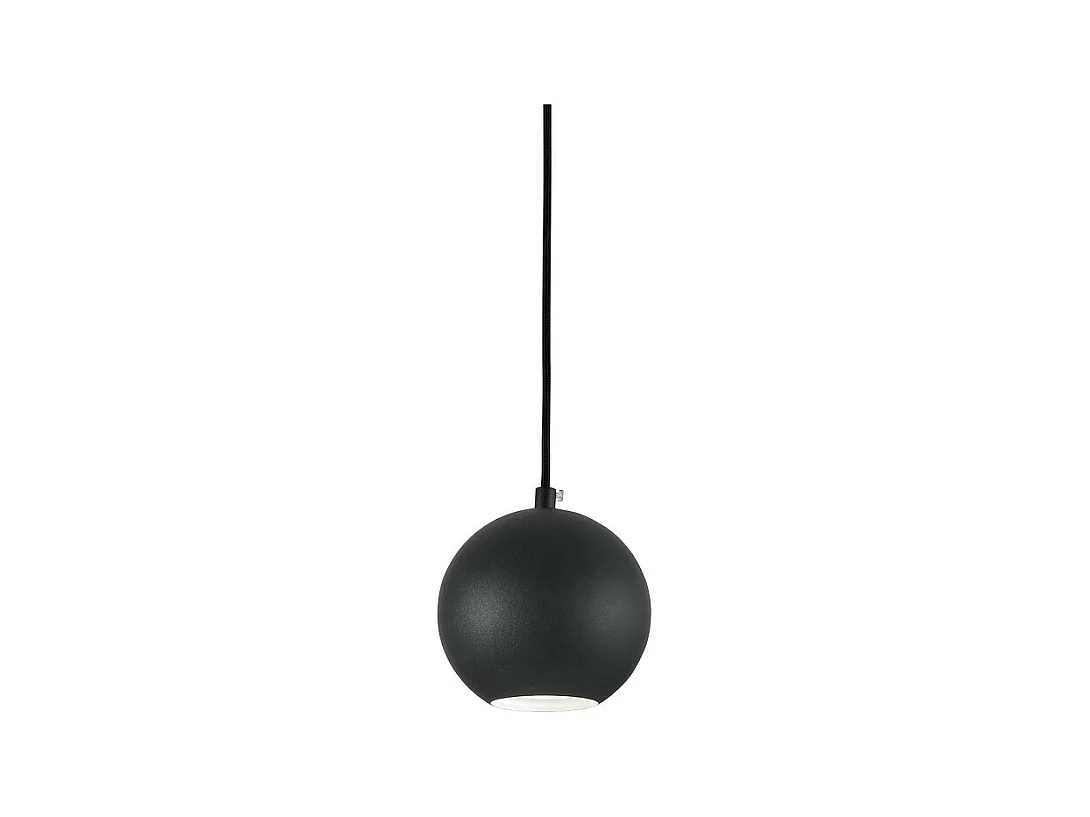 Ideal Lux MR Intérieur Globe Plafonnier Suspension 1 Lumière Noir, GU10