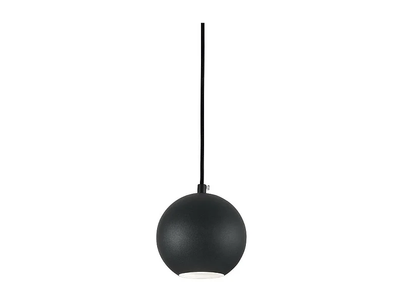 Ideal Lux MR - Plafoniera Globo da Interno 1 Luce Nera, GU10