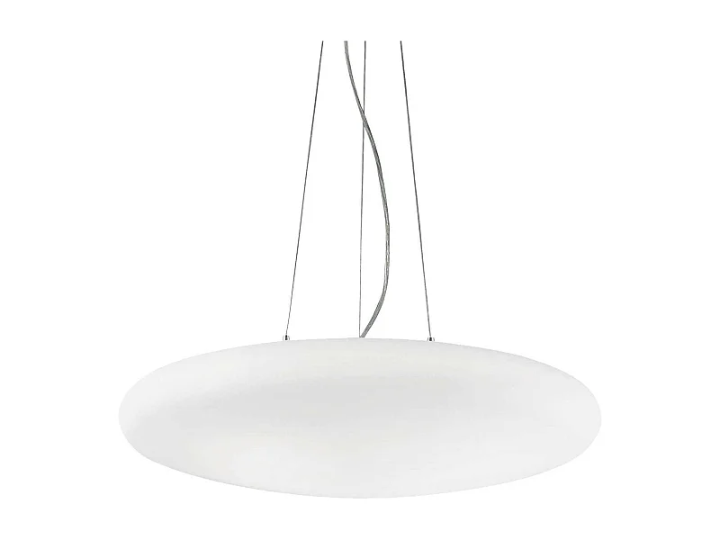 Ideal Lux Smarties Bianco - Lámpara colgante de techo mediana 3 luces blanca, E27