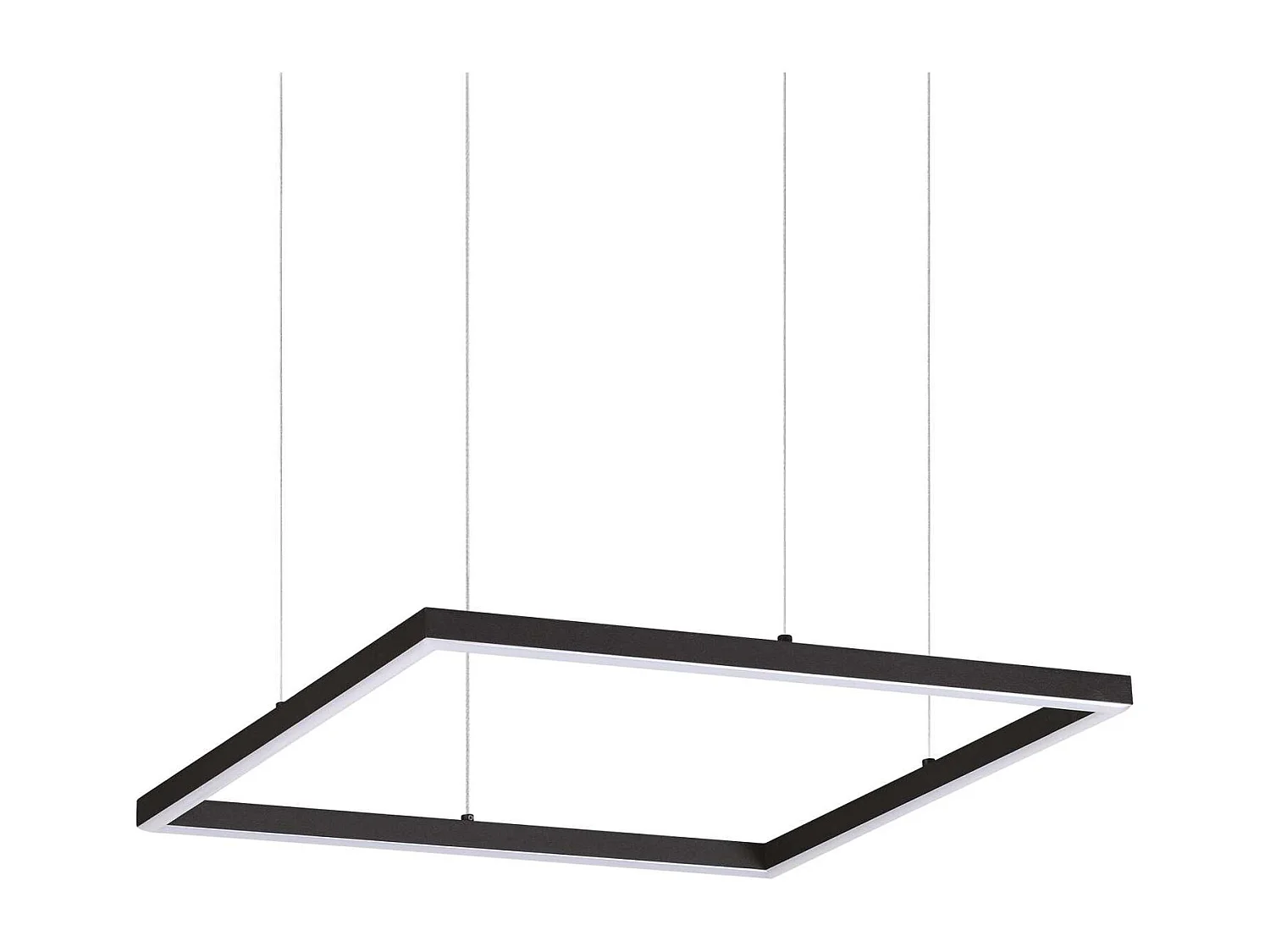 Hanging lamp oracle slim square / black / 50 cm