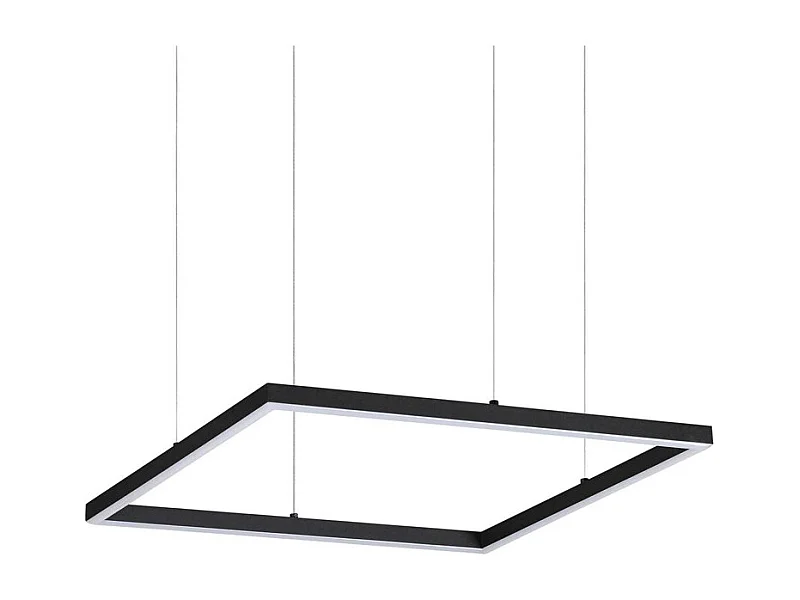 Hanging lamp oracle slim square / black / 50 cm