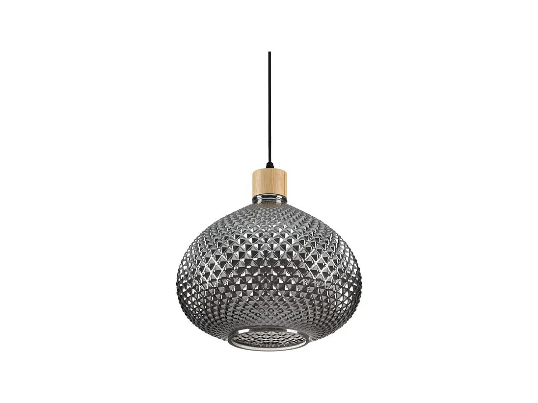 Ideal Lux BERGEN-3 Plafonnier dôme d'intérieur 1 gris clair, E27