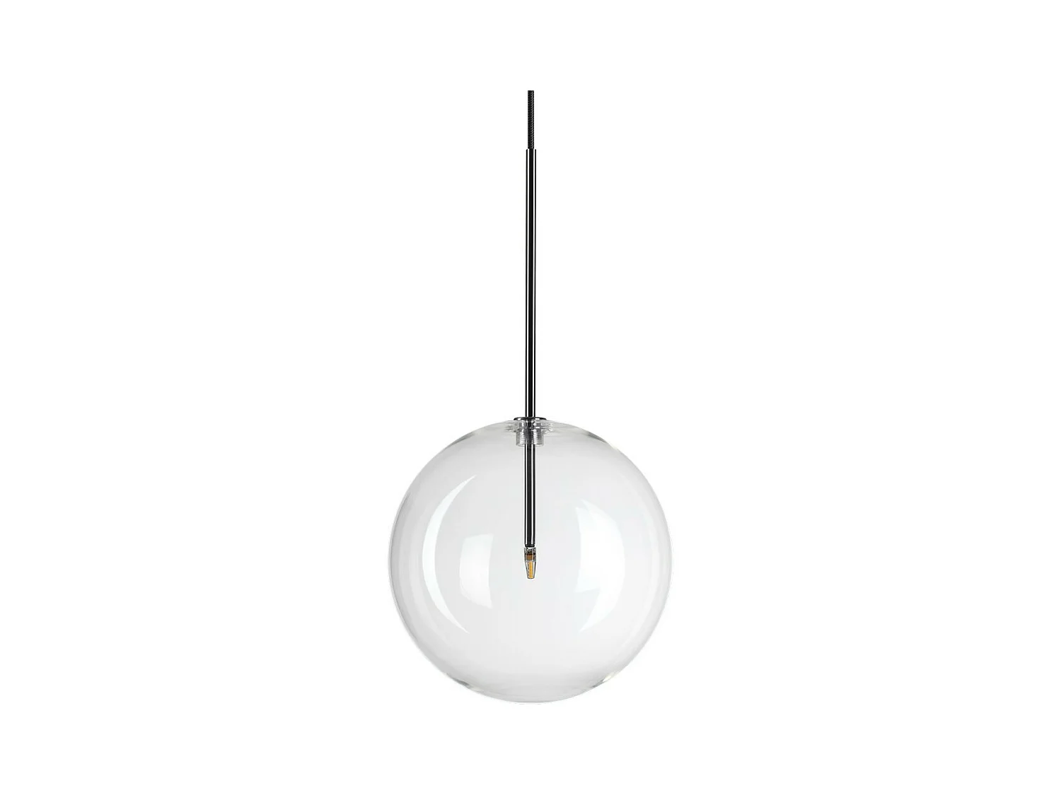 Ideal Lux EQUINOXE 25cm Globe Pendelleuchte Chrom