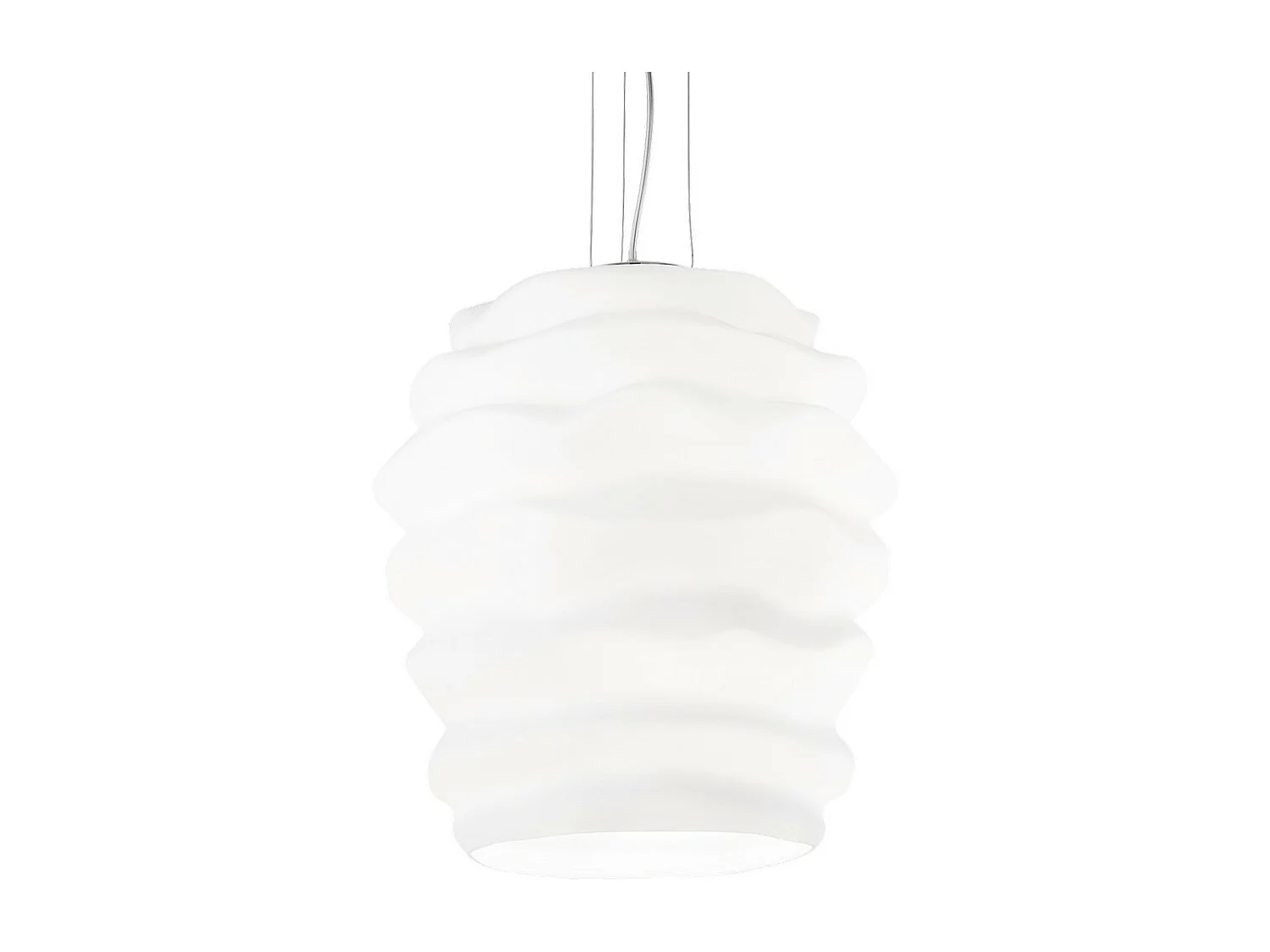 Ideal Lux Karma Suspension à 1 lumière, blanc, E27