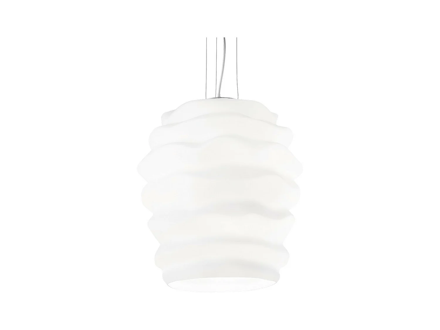 Ideal Lux Karma Suspension à 1 lumière, blanc, E27