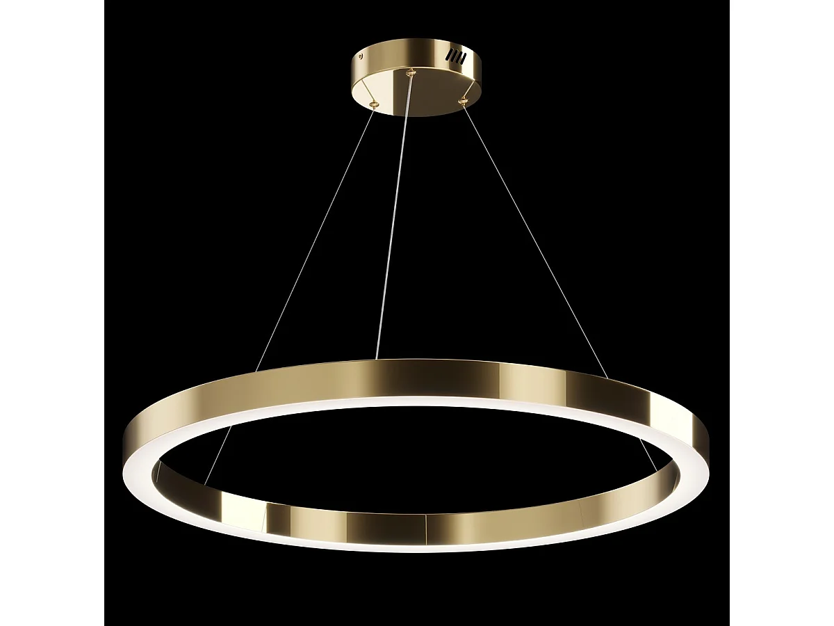 Maytoni Saturno Moderna plafoniera LED a sospensione integrata in ottone, 4200lm, 4000K