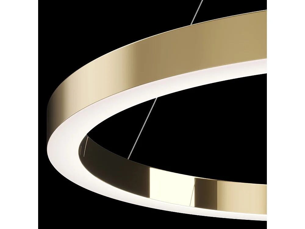 Maytoni Saturno Moderna lámpara de techo colgante LED integrada, latón, 4200 lm, 4000 K