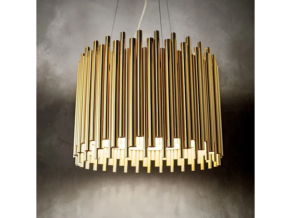 Ideal Lux Pan Pendentif à 5 ampoules au plafond doré