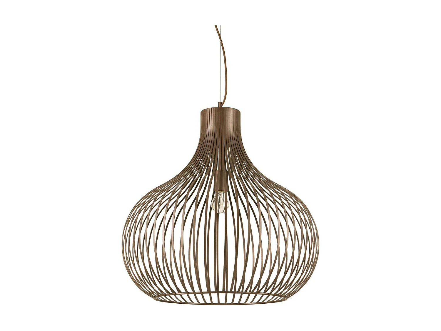 Ideal Lux Onion Plafonnier à 1 Lumière Marron