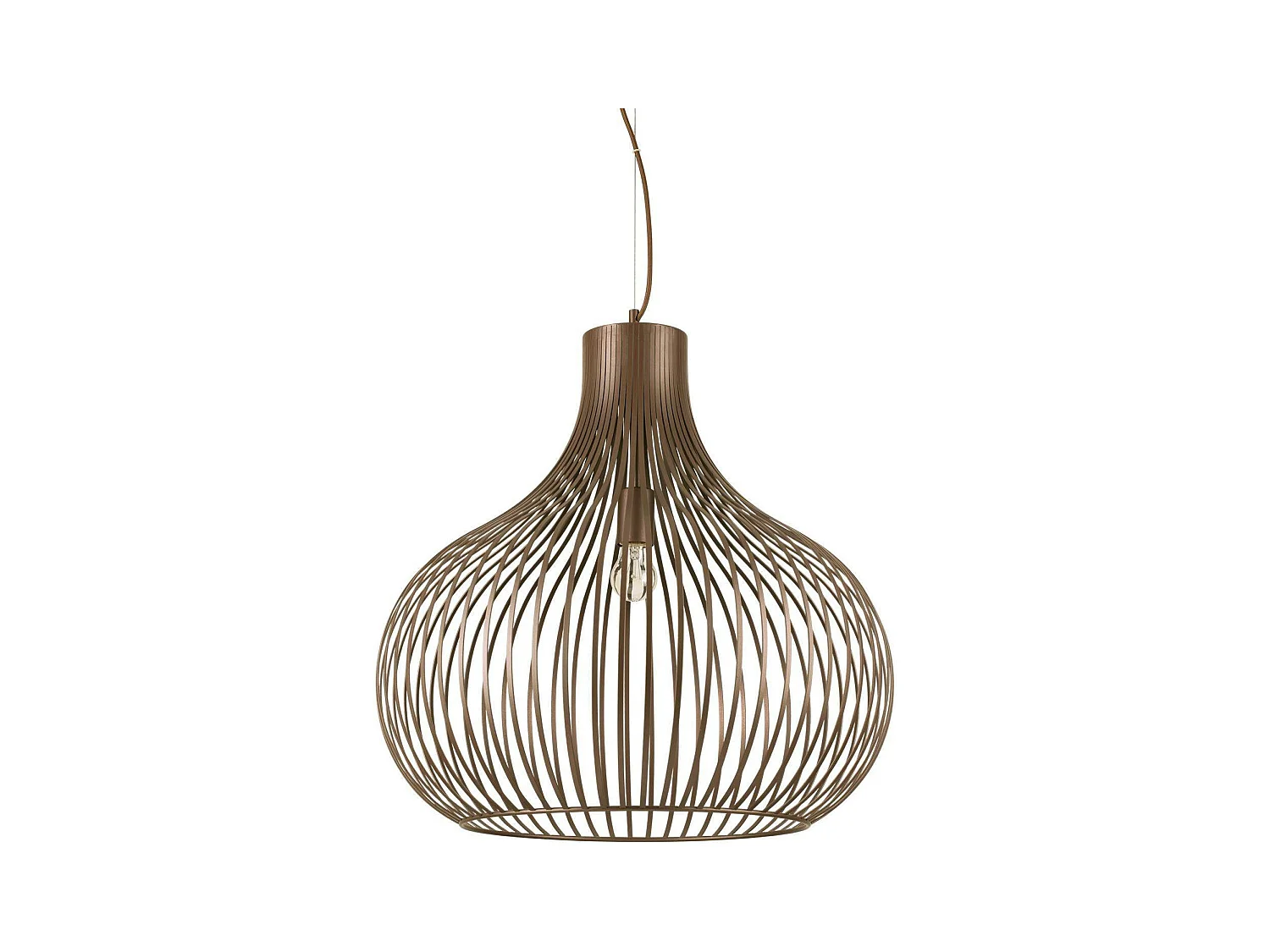 Ideal Lux Onion - 1 luz colgante de techo marrón