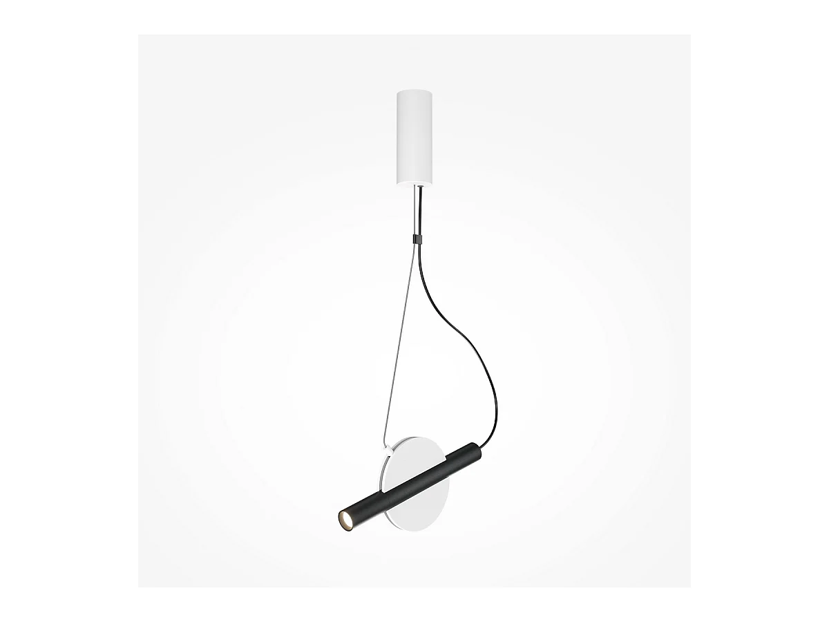 Maytoni Enigma Plafón colgante LED integrado moderno blanco 3000K