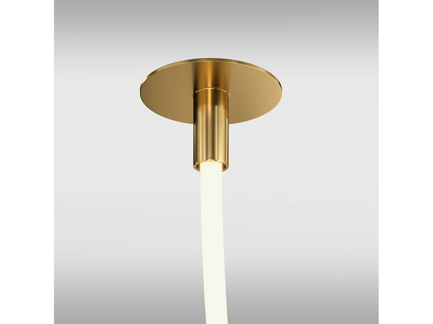 Lampadario A Sospensione Moderno Tau Alluminio Oro Luce Led 40W