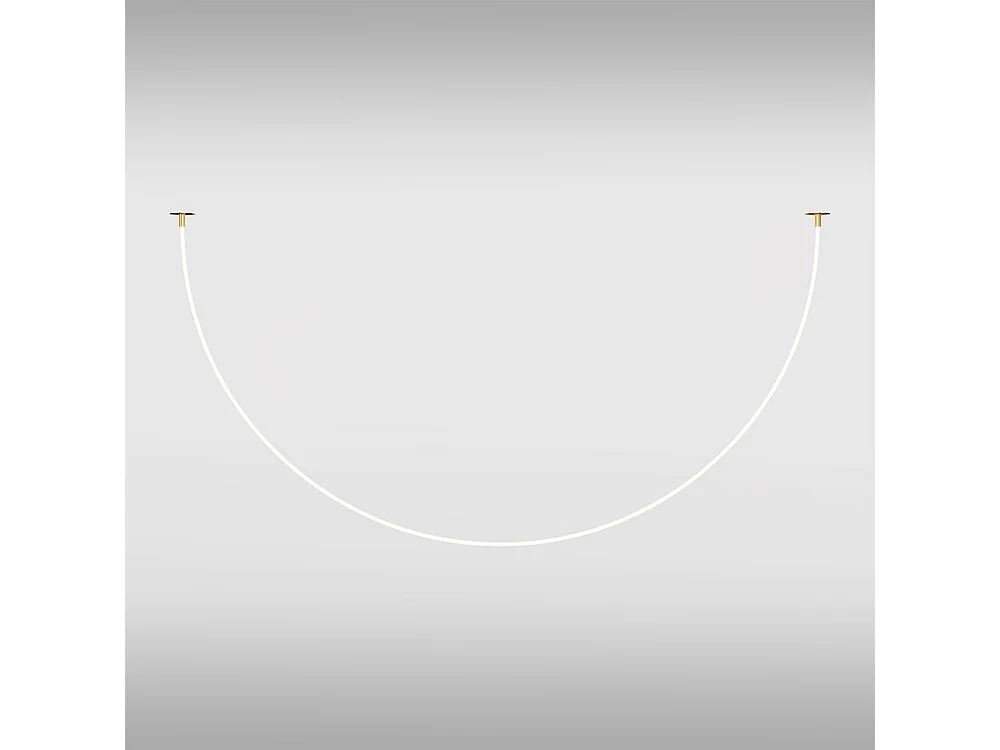 Lampadario A Sospensione Moderno Tau Alluminio Oro Luce Led 40W