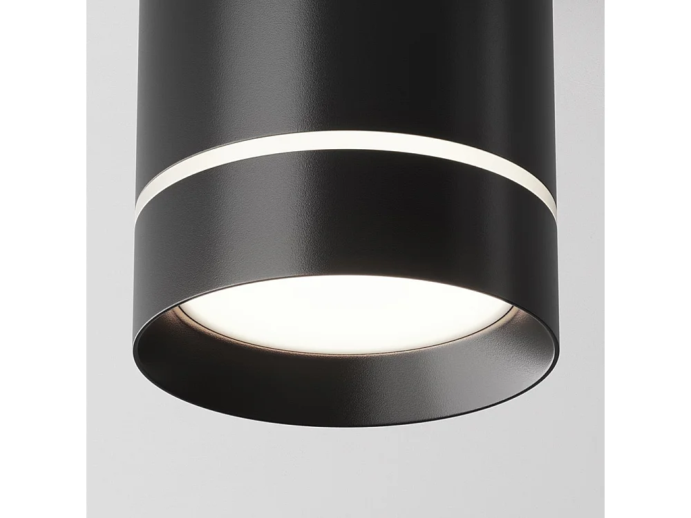 Maytoni Orlo Plafoniera a sospensione LED integrata nera 4000K