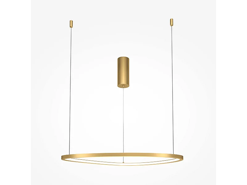 Maytoni Glint Lámpara de Techo Colgante LED Integrada Moderna Latón, 60cm 3000K