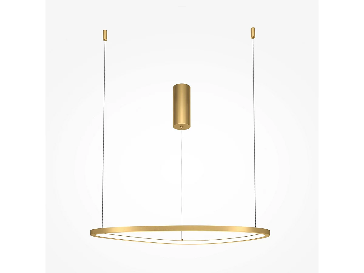 Maytoni Glint Lámpara de Techo Colgante LED Integrada Moderna Latón, 60cm 3000K