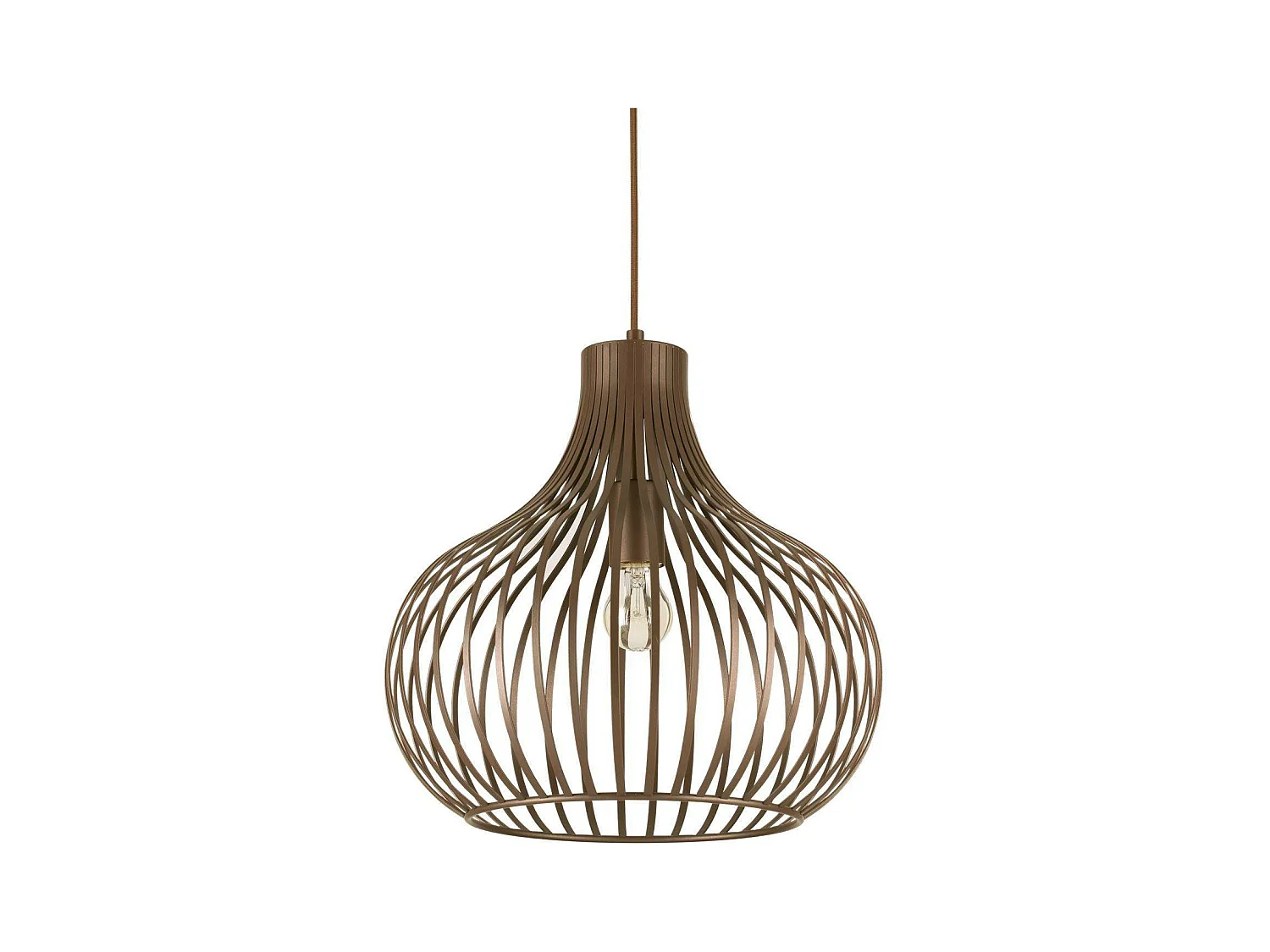 Ideal Lux Onion Plafonnier à 1 Lumière Marron