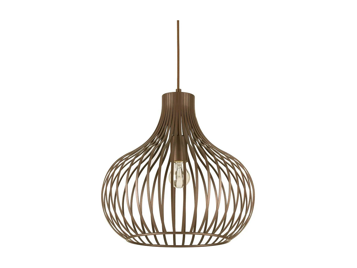 Ideal Lux Onion Plafonnier à 1 Lumière Marron