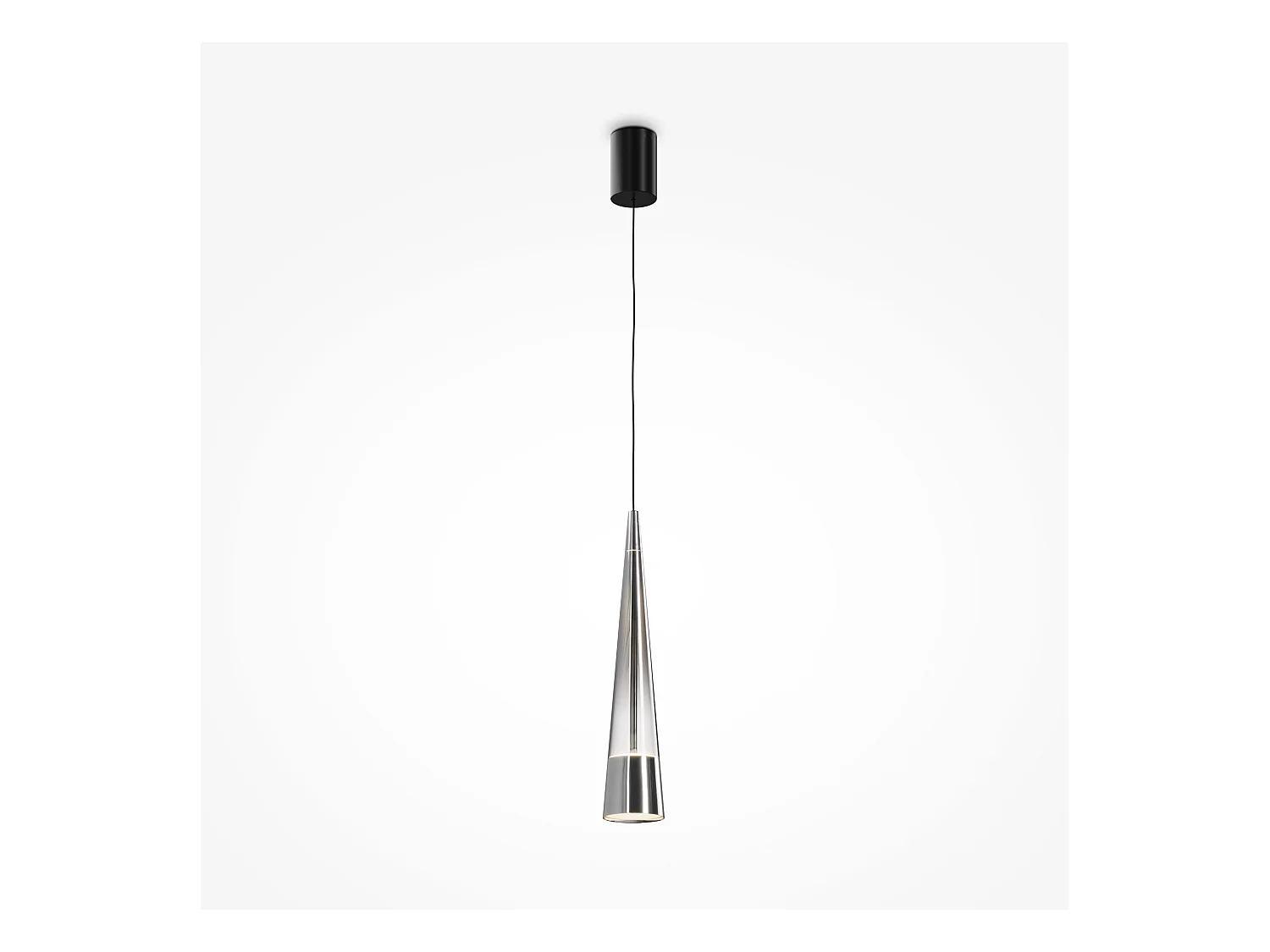 Maytoni Sintesi Plafoniera Sospensione Moderna Slim Cromo LED Integrato 3000K