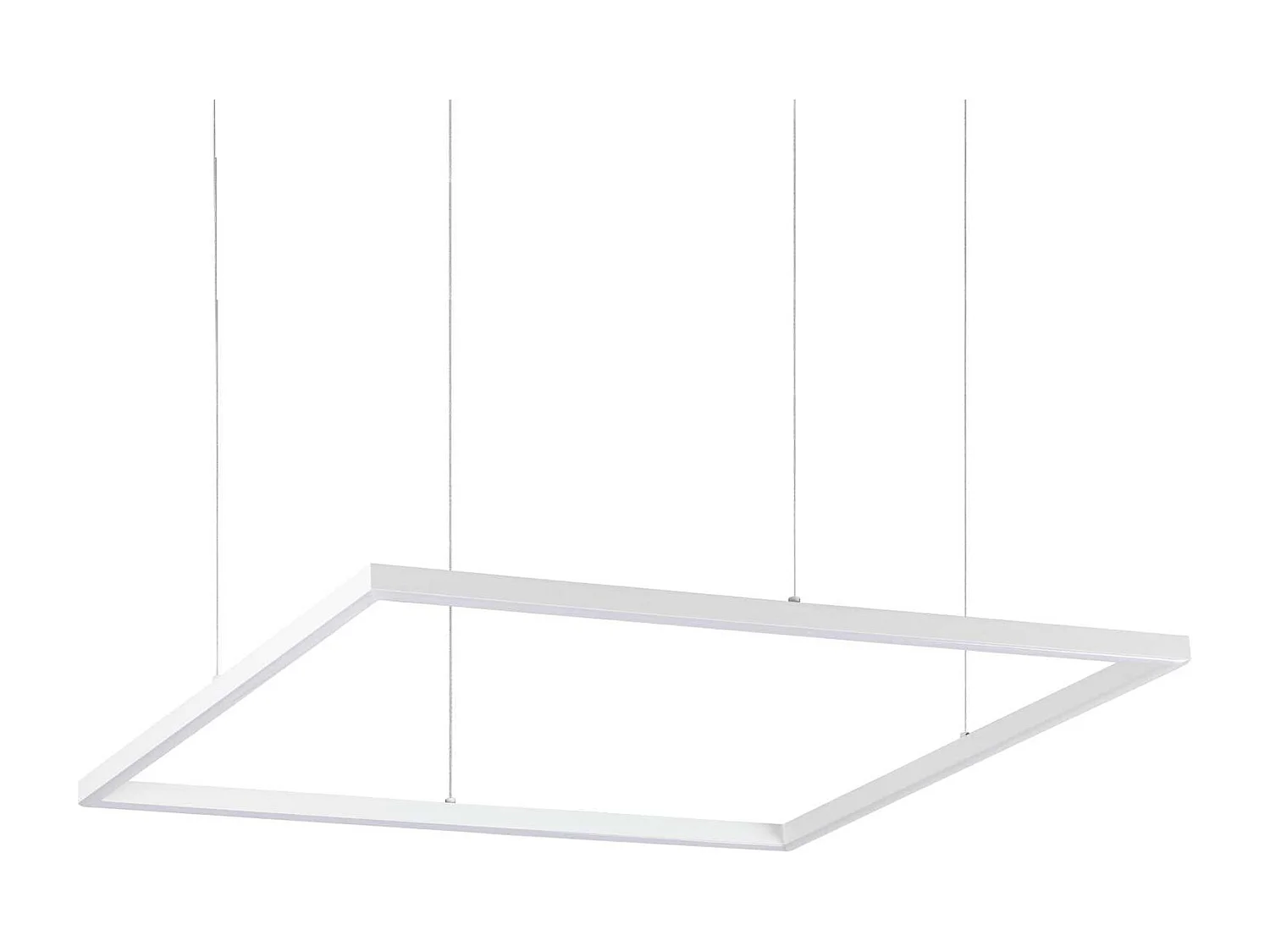 Hanging lamp oracle slim square / white / 70 cm