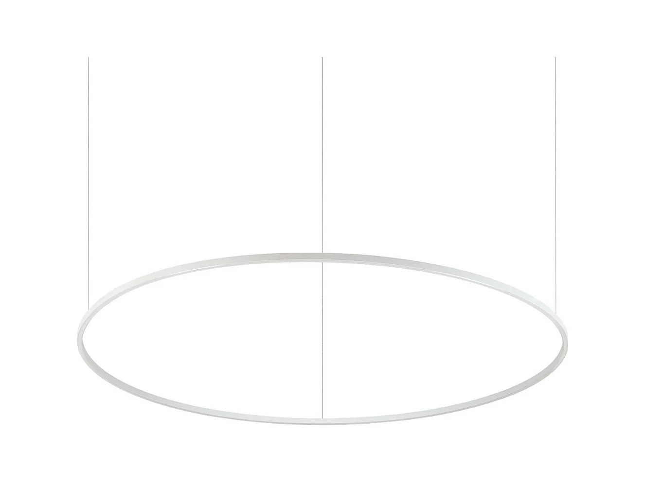 Ideal Lux ORACLE Ringintegrierte LED-Pendel-Deckenleuchte Weiß 150cm 3000K