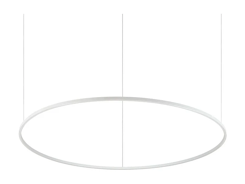 Ideal Lux ORACLE Plafoniera Sospensione Led Integrata Ring Bianca 150cm 3000K