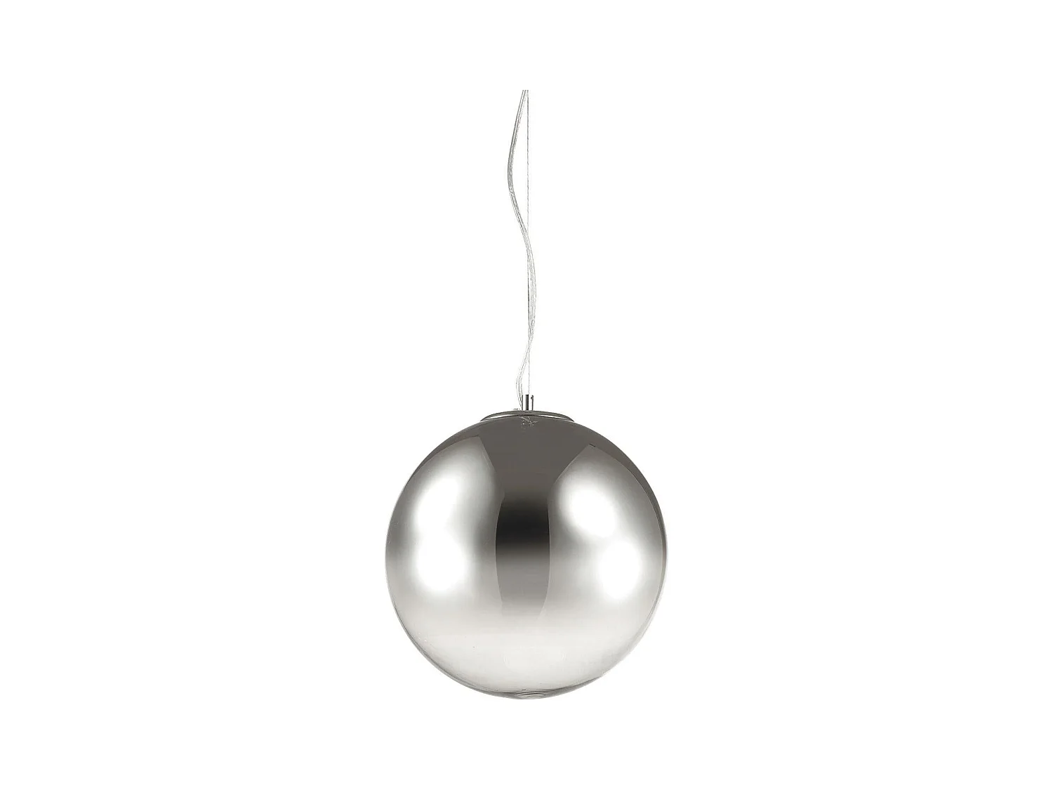 Ideal Lux Mapa Abat-jour chromé à suspension à 1 ampoule Globe