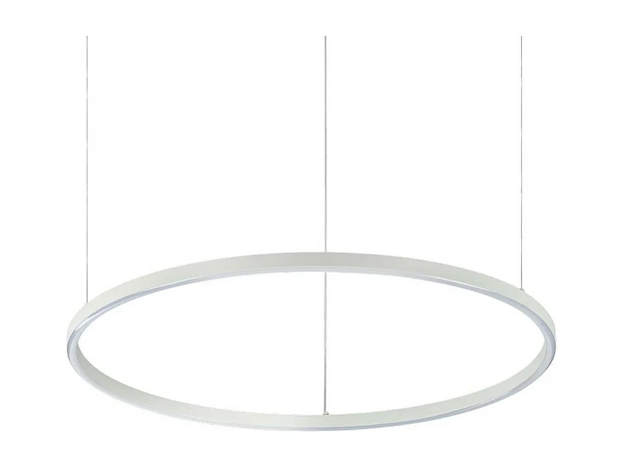 Suspension intégrée décorative ronde blanche, 4000K, 35W