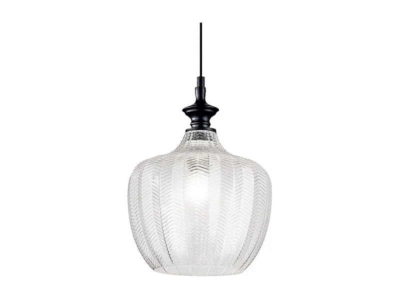 Ciondoli decorativi a cupola in vetro trasparente, E27