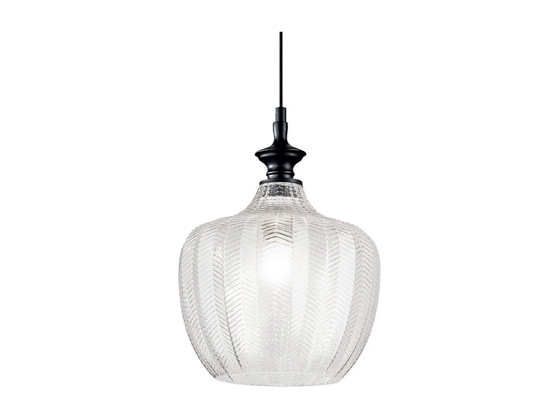 Dekorative Glaskuppel-Anhänger transparent, E27