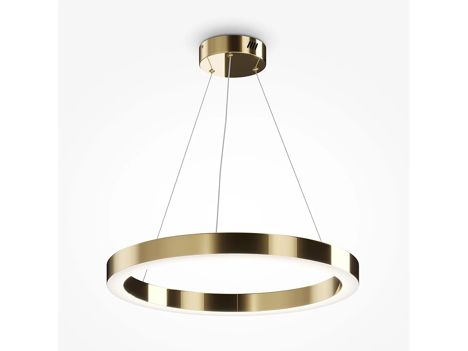 Maytoni Saturno Moderna plafoniera LED a sospensione integrata in ottone, 3100lm, 4000K
