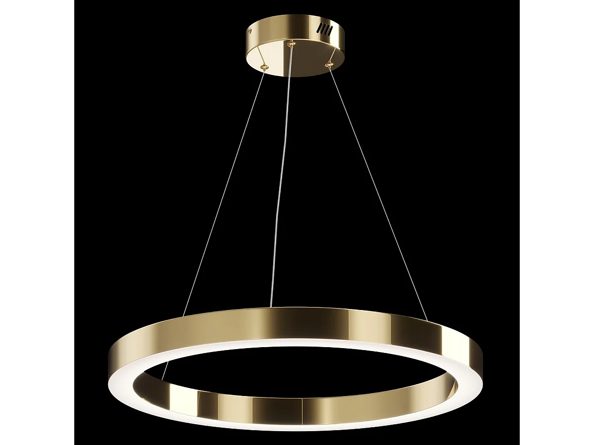 Maytoni Saturno Moderna plafoniera LED a sospensione integrata in ottone, 3100lm, 4000K