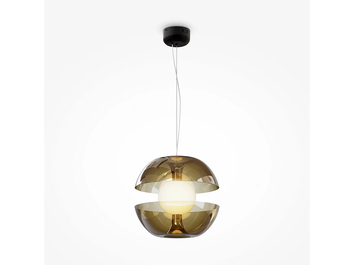 Maytoni Rebel Moderne Globe Pendelleuchte Gold 3000K