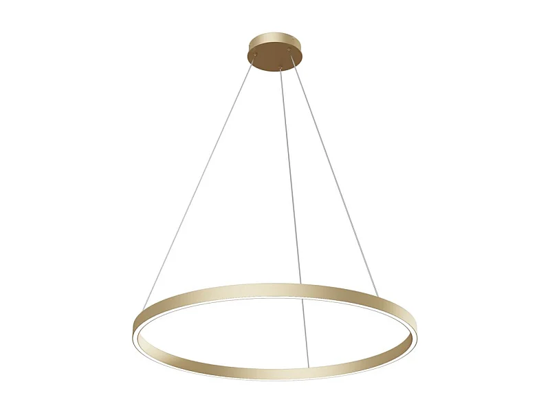 Maytoni Rim Moderne randintegrierte LED-Deckenleuchte mit Messingring