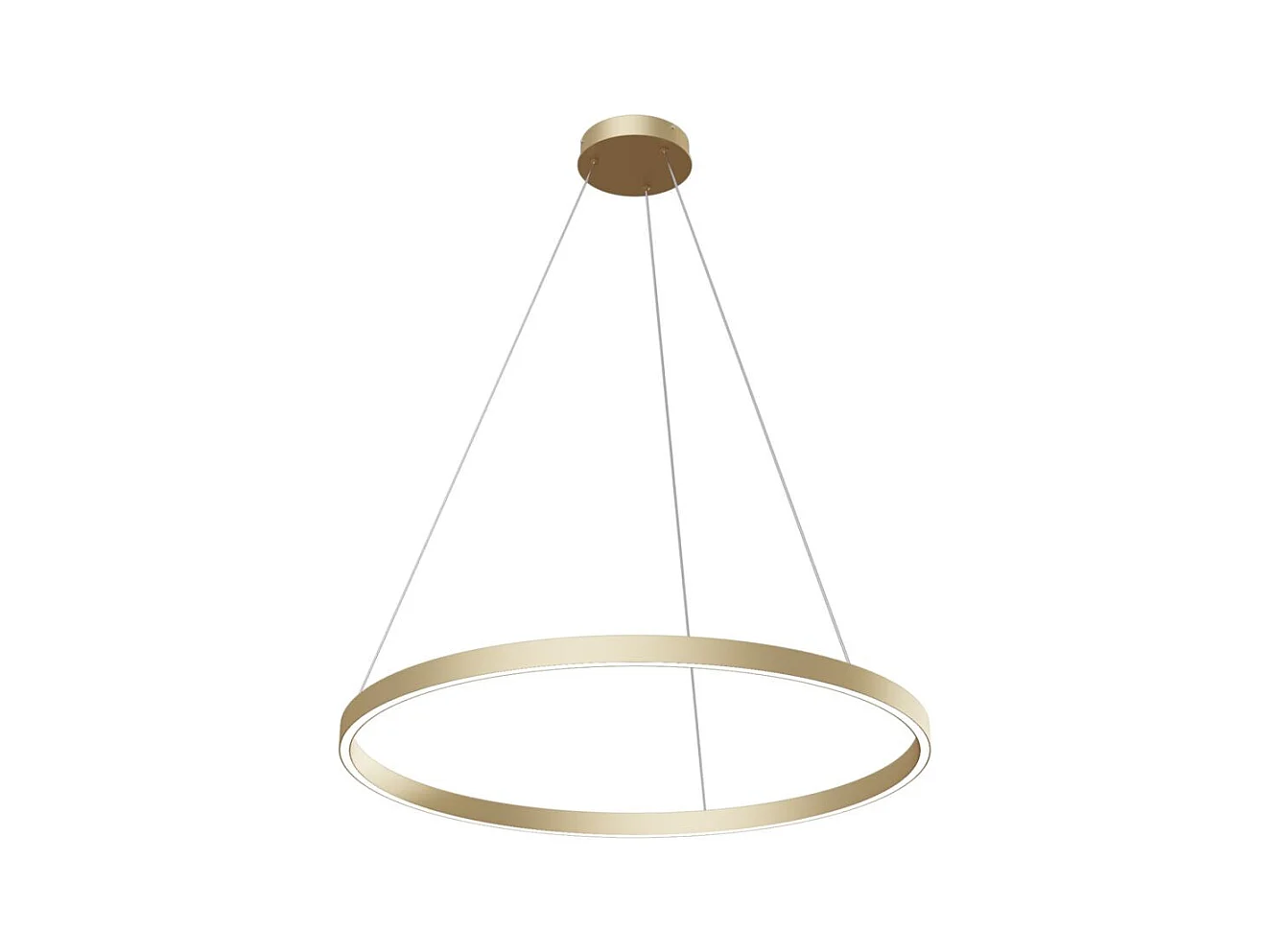 Maytoni Rim Moderne randintegrierte LED-Deckenleuchte mit Messingring