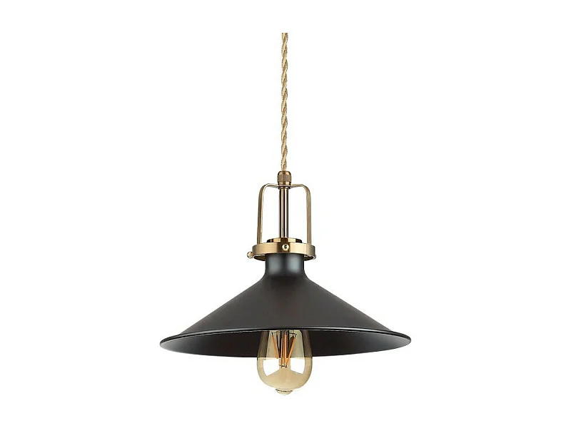 Ideal Lux ERIS-3 - Deckenleuchte für Innenkuppeln 1 Hellschwarz, E27