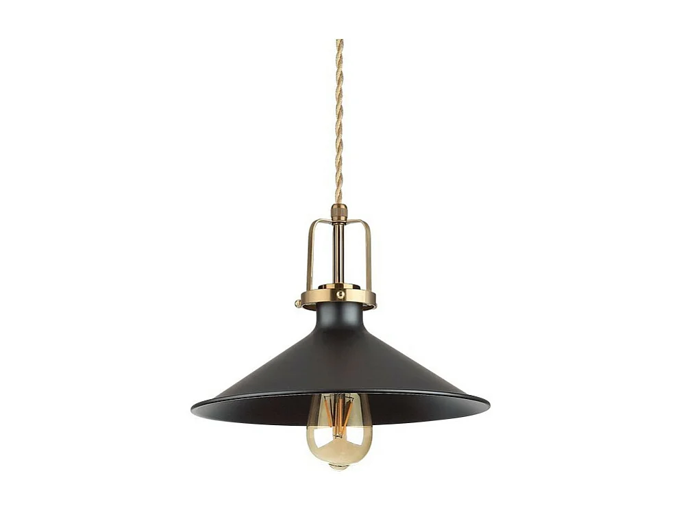 Ideal Lux ERIS-3 - Plafoniera Cupola da Interno 1 Luce Nera, E27