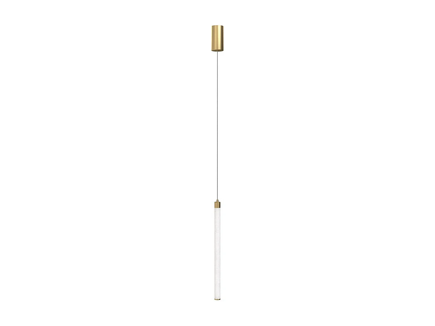 Maytoni Ray Schlanke Pendel-Deckenleuchte Gold, 95,9 cm, integrierte LED 3000K