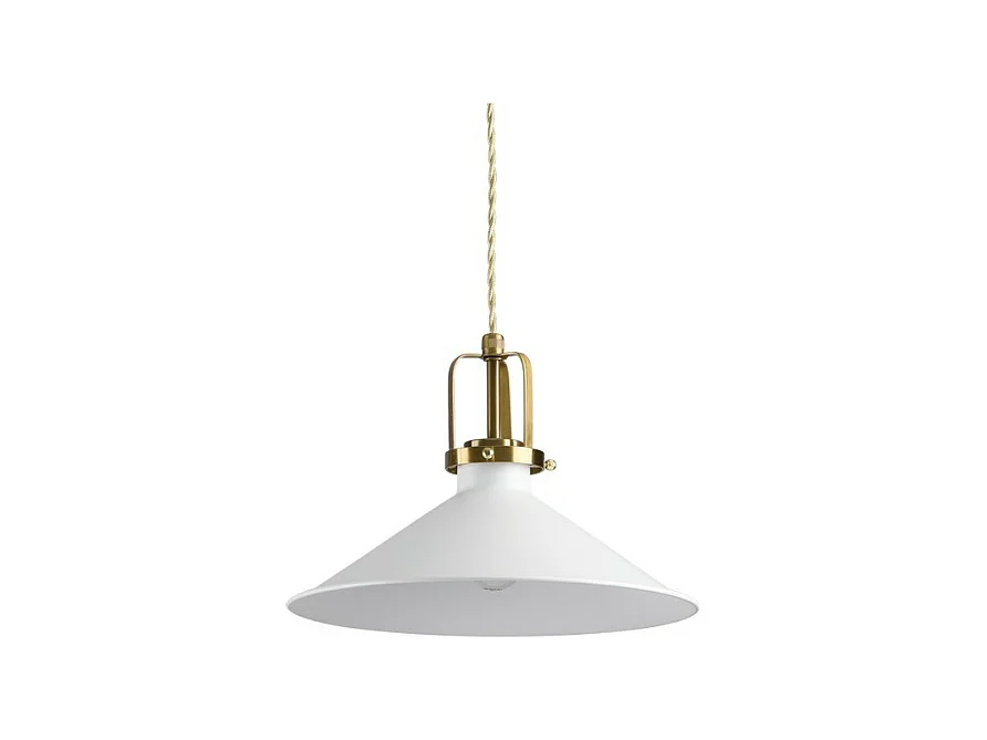 Ideal Lux ERIS-3 Suspension d'intérieur Dome Plafonnier 1 Lumière Blanc, E27