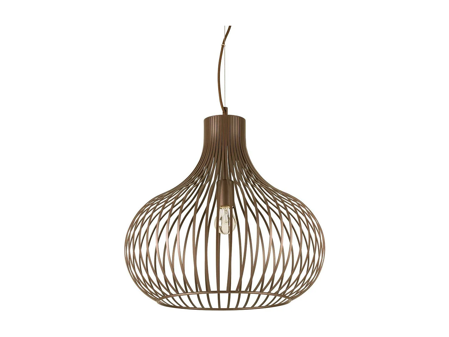 Ideal Lux Onion - 1 luce a sospensione a soffitto marrone