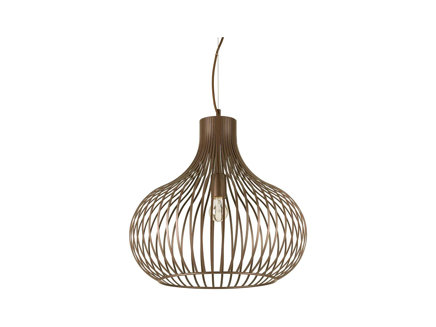 Ideal Lux Onion Plafonnier à 1 Lumière Marron
